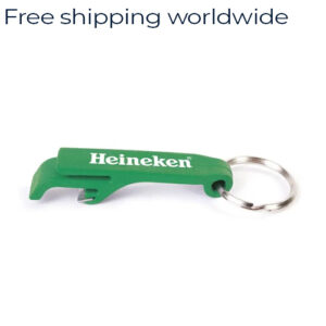 Key ring bottle opener and cans