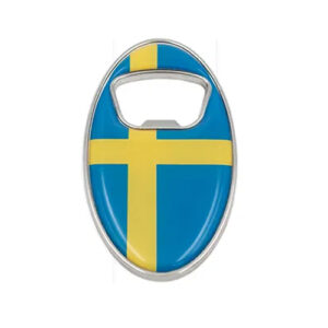 Fridge magnet metal with 3D doming